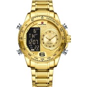 تصویر ساعت مچی عقربه ای دیجیتال مردانه نیوی فورس مدل 9199 SGG ا NF9199 SGG NF9199 SGG