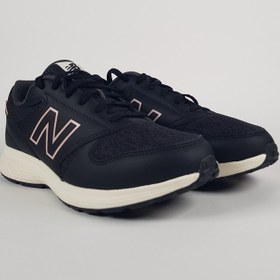 تصویر کفش ورزشی زنانه نیوبالانس 550 مشکی لوگو صورتیNEW BALANCE (walking 550 ) 