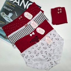 تصویر شورت عروسکی سایز بزرگ پک 6 عددی کد11 