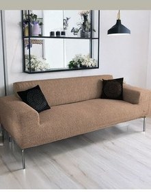 تصویر روکش مبل چند رنگ پوشش با کیفیت ژاکوارد پارچه ای Sofa برای 3 نفر قابل شستشو بود TUCHMALL 