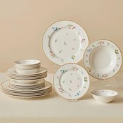 تصویر سرویس غذاخوری 6 نفره 24 پارچه کاراجا مدل Forever Bone Fly 