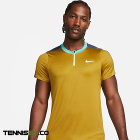 تصویر پلوشرت تنیس مردانه نایک NikeCourt Dri-FIT Advantage- زرد 