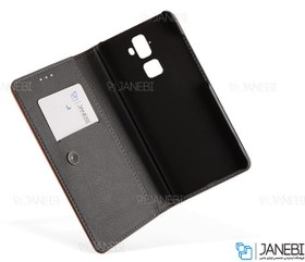 تصویر کیف طرح چرم بلک بری BlackBerry Evolve Leather Cover 