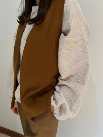 تصویر وست فوتر آرا زنانه بُردیس - شتری 