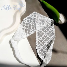 تصویر هدبند دانتل کشی 