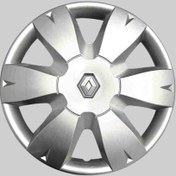 تصویر قالپاق فابریک سایز ۱۶ نقره ای رنو مگان Original Hubcap size 16" Renault Megan