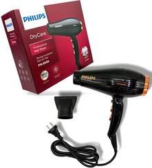 تصویر سشوار متور سالنی مارک فلیپس PHILIPS 6958 اصل اورجینال هلند متورAC سیم پیچی چهارحالته توان قدرت پرتاب متور 9000وا PHILIPS 6958