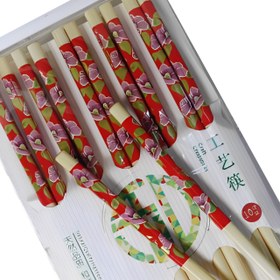 تصویر چاپستیک بامبو رِد فلاورز 