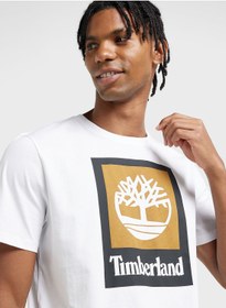 تصویر تی‌شرت با لوگوی استک برند timberland Stack Logo T-Shirt