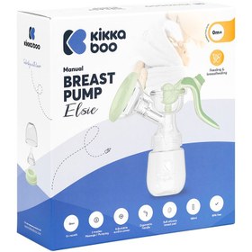 تصویر شیردوش دستی پمپ دار ELSIE كیكابو 180 میلی لیتر Kikkaboo Elsie Manual Breast Pump 180ml