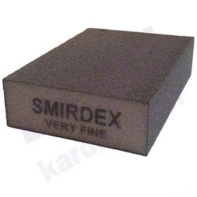 تصویر سنباده اسفنجی خیلی نرم اسمیردکس مدل مکعبی 4*4 Smirdex 4*4 very soft sponge sandpaper