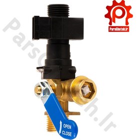 تصویر شیرپرکن فلوسوییچ فرولی لوله کوتاه ferroli flow switch with filling tap (short pipe)