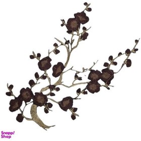 تصویر تکه دوزی مدل گل شاخه ای 