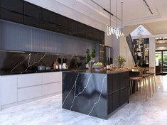 تصویر کابینت ام دی اف مدرن نئوکلاسیک 