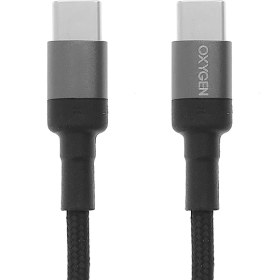 تصویر کابل USB-C اکسیژن مدل LX9 طول 1 متر OXYGEN LX9 Type-C To Type-C Cable