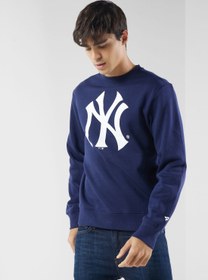 تصویر سویشرت گرافیکی لوگوی نیویورک یانکیز برند fanatics New York Yankees Graphic Logo Sweatshirt