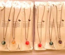 تصویر گردنبند گوی کوچک شبتاب (عمده) 