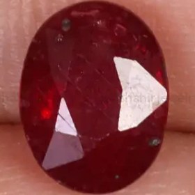 تصویر نگین یاقوت سرخ کد 30085 ruby stone