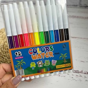 تصویر ماژیک رنگی هیرا ۱۲ رنگ 