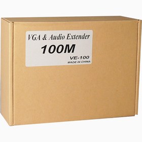 تصویر اکستندر VGA وی نت مدل V-EXVGA100 پشتیبانی تا 100 متر Vnet V-EXVGA100 VGA 100m Extender