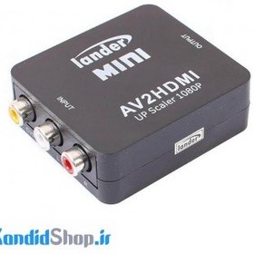 تصویر تبدیل AV به HDMI لندر مدل Mini 