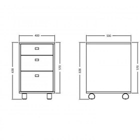 تصویر فایل اداری مدل MF89 از MDF 