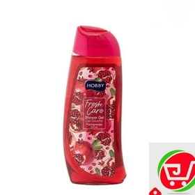 تصویر شامپو بدن هوبی مدل Fresh Care حاوی عصاره انار 500 میلی لیتر Hobby body shampoo Fresh Care model containing pomegranate