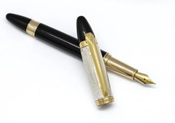 تصویر خودنویس یوروپن مدل CYRUS CYLINDER نسخه نقره ای 