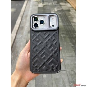 تصویر قاب کاجسا چرمی مدل Rhombus برای آیفون 17پرومکس iPhone 17 Promax KAJSA Rhombus 