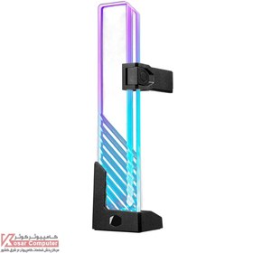 تصویر براکت نصب عمودی کارت گرافیک کولر مستر ARGB Cooler Master ARGB GPU SUPPORT BRACKET