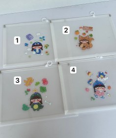 تصویر پوشه A4 زیپ دار فانتزی 