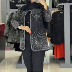 تصویر کت مخمل مزونی آذین سایز 40تا46 