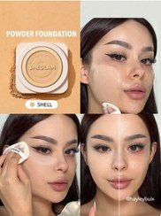 تصویر پنکیک کرم پودری ش__یگ__lam | پوشانندگی قوی، بافت سبک، ماندگاری بالا - butter cream Skinfluencer Full Coverage Powder Foundation