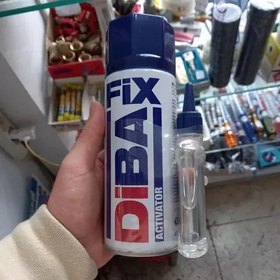 تصویر چسب 123 مدل دیبا فیکس DIBA FIX ظرف چسب مایع شفاف و نرم 