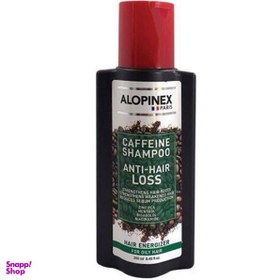 تصویر شامپو مو آلوپینکس (Alopinex) مدل Coffeine Anti Hair Loss مناسب موی چرب حجم 250 میلی‌ لیتر 