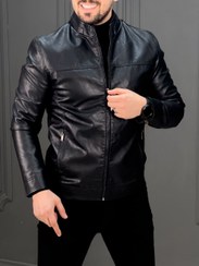 تصویر کت چرم 2327 مشکی 