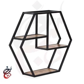 تصویر شلف دیواری طرح هلاله مدل wsh-1008 