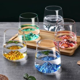 تصویر کوه یخ - شش رنگ مختلف 