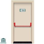 تصویر درب ضد حریق سیکاس وود - درب ضدحریق بدون جک Cycas wood fireproof door