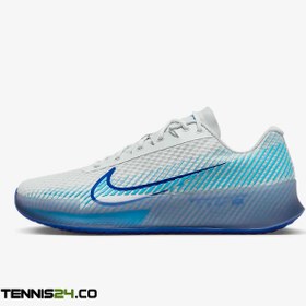 تصویر کفش تنیس مردانه نایک Nike Court Air Zoom Vapor 11- سفید/آبی 
