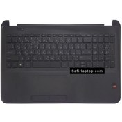تصویر کیبرد لپ تاپ اچ پی Pavilion 15-D مشکی-با قاب C-دست دوم 