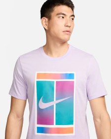 تصویر تیشرت تنیس مردانه نایک Nike Court Dri-FIT- صورتی 