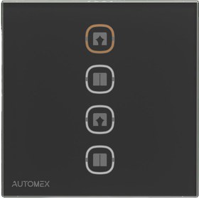 تصویر کلید هوشمند زیگبی پرده برقی اتومکس - خاکستری Curtain Zigbee Smart Switch AUTOMEX