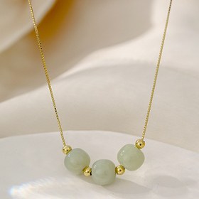 تصویر گردنبند سنگ جید 