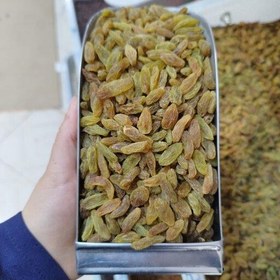 تصویر کشمش سبز قلمی لوکس کاشمر نرم تازه (250گرمی) بدون هسته 