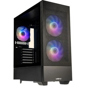 تصویر کیس لیان لی مشکی مدل LANCOOL 205 MESH 