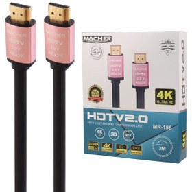 تصویر کابل HDMI 4K مچر MR-186 طول 3 متر 