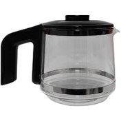 تصویر قوری تک چاییساز رترو کاراجا تمام شیشه ای 