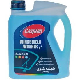 تصویر محلول شیشه‌شوی خودرو کاسپین مدل Non-Smearing حجم 4 لیتر 