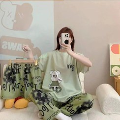 تصویر ست سه تیکه راحتی زنانه کد ۱۱۱۰۲ 